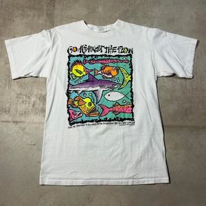 vintage 1989 go against the flow tee